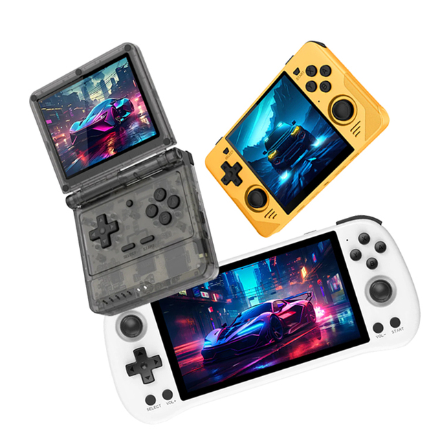 Powkiddy X55 X18S X28 X35H X39 Pro V90S V90 V10 V20 RGB30 RGB20S RGB20SX RGB10X RGB10 MAX3 Retro Gaming Handheld Game Console