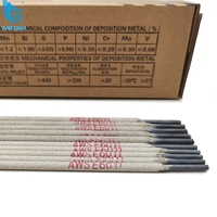Électrode de soudage en acier au carbone AWS A5.1 E6011 - Calibre 6, 8, 10, 12 - Électrode cellulosique pour soudage à l'arc en toutes positions