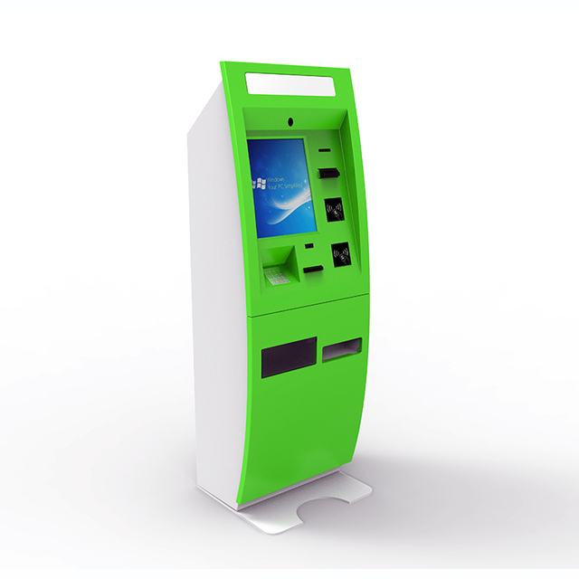Custom 10 Point IR Touch Screen ATM Machine Self Service Banking Kiosk Payment Terminal Manufacturer