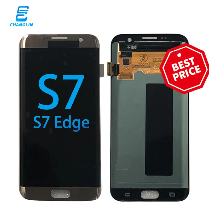 For Samsung galaxy s7 edge lcd display digitizer for samsung s7 edge screen lcd display,for samsung S7 edge display screen