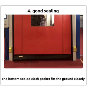 Vendita Diretta di Porte Avvolgibili Automatiche Impermeabili Adatte per Officine, Docce ad Aria e Porte con <span class=keywords><strong>Cerniera</strong></span> per Accesso - Product Image 3