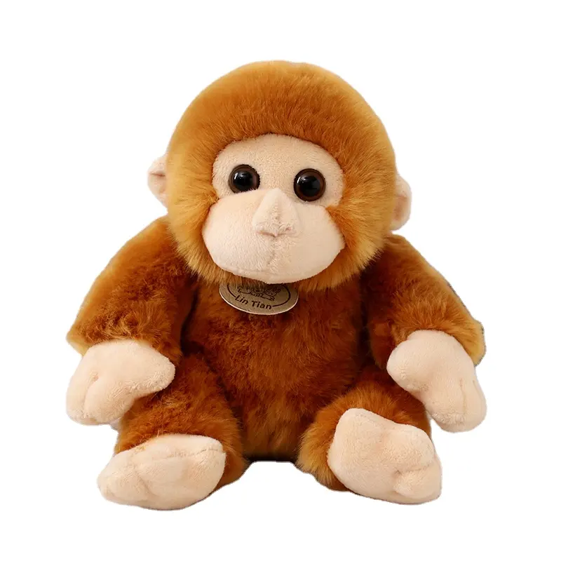 Small Size Monkey Plushie Custom Stuffed Animal Toys Simulation Monkey Peluches Children Toys