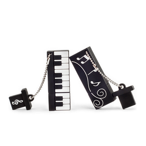 Clé <span class=keywords><strong>USB</strong></span> en PVC multi-capacités en forme de clavier de piano, clé <span class=keywords><strong>USB</strong></span> pour instrument de musique, logo personnalisé, cadeau d'entreprise sur le thème de la musique, mémoire - Product Image 6