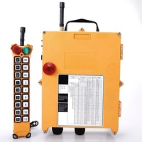 Télécommande radio sans fil Telecrane 18 boutons double vitesse en plastique pour grue, compatible avec plusieurs palans
