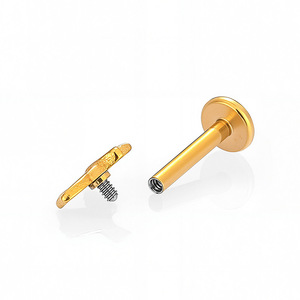 <span class=keywords><strong>Piercing</strong></span> per Labbra, Cartilagine, <span class=keywords><strong>Trago</strong></span> in Acciaio Inossidabile Ipoallergenico 16G con Catena CZ e Fiore, Oro e <span class=keywords><strong>Argento</strong></span> - Product Image 4