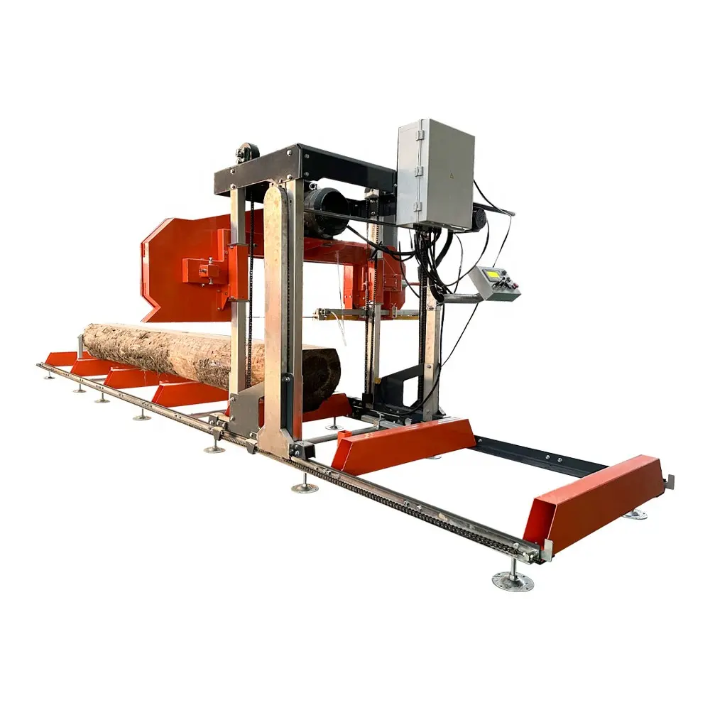 Scierie horizontale Rima Machine forestière Scierie à ruban Coupeur de bûches portable Scierie à ruban CNC à vendre
