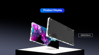 Écran LED de location pour mur vidéo géant d'intérieur 500x500mm, P2.6 P2.9 P3.91 P4.81, avec raccordement sans soudure