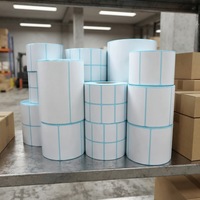 Étiquettes thermiques directes adhésives imperméables et thermosensibles, remplacement pour les codes-barres, les étiquettes d'adresse postale et les étiquettes d'expédition