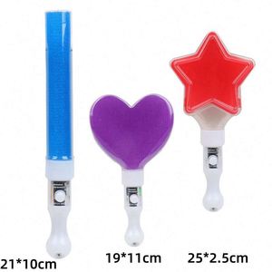 Custom LOGO LED Glow Light Sticks Flashing Light up Stick Multi Color Flashing Party Supplies New Year Concert Lamp <b>Gifts</b> - Product Image 2