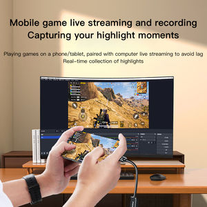 <span class=keywords><strong>Carte</strong></span> de capture vidéo SAMZHE USB 3.0/Type-C vers HDMI, entrée 4K pour <span class=keywords><strong>PS5</strong></span>/NS, téléphone, caméra, jeux, streaming en direct, enregistreur, dispositif de capture 2K - Product Image 3