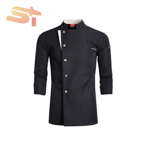 Uniforme de chef SIKE pour hommes, <span class=keywords><strong>tenue</strong></span> de cuisine hiver-automne à manches longues, uniforme de chef pour hôtel, <span class=keywords><strong>tenue</strong></span> de cantine pour femmes - Product Image 3