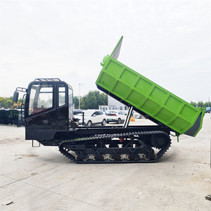 Mini Dumper theo dõi đầy đủ thủy lực theo dõi trang web Dumper cho trang trại làm việc 10 tấn Mini <span class=keywords><strong>Crawler</strong></span> Dumper xe tải - Product Image 4