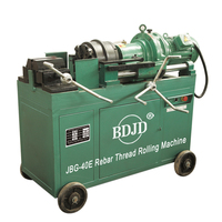 Nouvelle machine à rouler les filets des barres d'armature de construction d'occasion machine à fileter les tiges en acier moteur engrenage roulement noyau composants barres