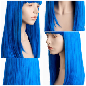 <span class=keywords><strong>Peluca</strong></span> de Encaje Frontal Morada <span class=keywords><strong>para</strong></span> Niñas, Larga y Lisa, HPC-1942, <span class=keywords><strong>Peluca</strong></span> Sintética <span class=keywords><strong>para</strong></span> Fiesta con Encaje Transparente, Material de Fibra de Alta Temperatura - Product Image 2