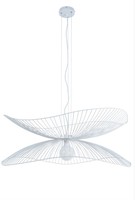 Lustre suspendu décoratif réglable en hauteur E26 E27, design de luxe en fer noir, éclairage de hall, vente en gros à prix abordable