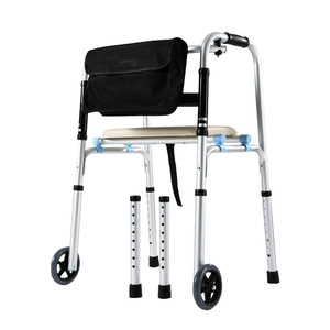 Andador Plegable de Aluminio Jilejia Serie 71 para Rehabilitación de Ancianos con Función de Plegado con un Solo Botón - Product Image 2