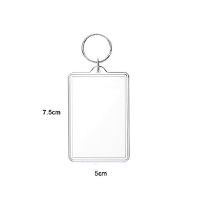 Porte-clés <span class=keywords><strong>photo</strong></span> créatif 7,5*5cm, cadre porte-clés à succès, nouveau porte-clés en acrylique, cadre <span class=keywords><strong>photo</strong></span> <span class=keywords><strong>personnalisé</strong></span> - Product Image 2