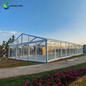 2025 phổ biến thanh lịch PVC đám cưới marquee rộng rãi 500-peopple Lều sang trọng tinh thể rõ ràng Roof - Product Image 6