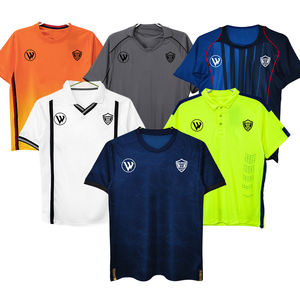قميص كرة قدم رجالي بتصميم كلاسيكي سريع الجفاف وقابل للتنفس، ملابس كرة قدم بالجملة، قميص نادي رياضي بتصميم عتيق - Product Image 5