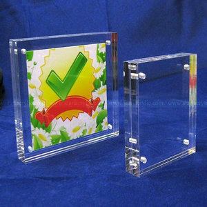 <span class=keywords><strong>Cadre</strong></span> en acrylique haute transparence 4 x 4, <span class=keywords><strong>cadre</strong></span> photo de table, bloc photo <span class=keywords><strong>magnétique</strong></span> en acrylique, <span class=keywords><strong>cadre</strong></span> photo <span class=keywords><strong>magnétique</strong></span> carré - Product Image 2