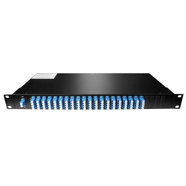 96CH DWDM 100Ghz 1U Rack Mount Mux Demux C15-C62&H15-H62 50GHz Multiplexer AAWG Single Fiber with LC/UPC Connector