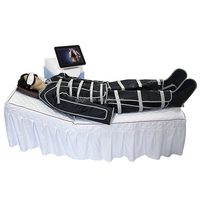 Machine de massage par compression d'air pour le corps entier, usage professionnel en salon de beauté et spa, avec 24 airbags