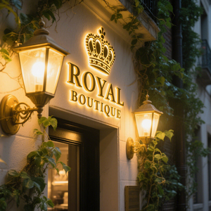 Tùy chỉnh ngoài trời LED thư ký kim loại sáng backlit từ 3D signage cho cửa hàng & trang trí đám cưới AC cung cấp điện - Product Image 6