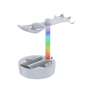 แท่นชาร์จอเนกประสงค์ RGB สีสันสดใสสำหรับ PS <span class=keywords><strong>VR2</strong></span> แท่นชาร์จแม่เหล็กพร้อมชั้นวางเก็บแว่นตา VR รุ่น IV-P5272 - Product Image 3