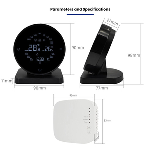 <span class=keywords><strong>Thermostat</strong></span> intelligent sans fil WiFi RF433, commande vocale par application, pour chauffage au sol par eau, <span class=keywords><strong>chaudière</strong></span> à <span class=keywords><strong>gaz</strong></span> avec récepteur - Product Image 4