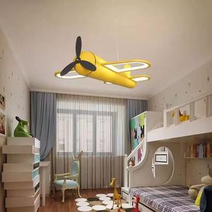 Lustre Led moderne, éclairage d'avion bleu jaune, lampe pour <span class=keywords><strong>chambre</strong></span> d'enfant, bébé garçon, éclairage de maison - Product Image 4