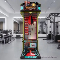 Machine de jeu de boxe à monnayeur « Écureuil » à succès pour centre de jeux et parc d'attractions