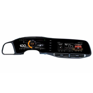 Stereo Radio <span class=keywords><strong>Android</strong></span> 12.3 inci, pemutar Multimedia GPS mobil layar sentuh LCD untuk Dodge Challenger SRT Hellcat 2010-2023 - Product Image 1