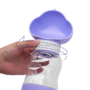Köpek su şişesi uygun köpek sızdırmaz yavru köpek gıda konteyner ile su kasesi Pet su şişesi yürüyüş batonu seyahat - Product Image 5