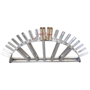 Soporte de exhibición de <span class=keywords><strong>fuegos</strong></span> artificiales de metal de aleación de aluminio ajustable en forma de luna de <span class=keywords><strong>2</strong></span> pulgadas y 19 disparos individuales a precio económico - Product Image 2