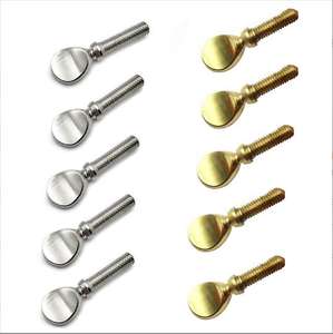 Saxofón de latón personalizado, tornillo de ajuste <span class=keywords><strong>para</strong></span> cuello, tornillo de ligadura de clarinete, venta al por mayor de fábrica - Product Image 1