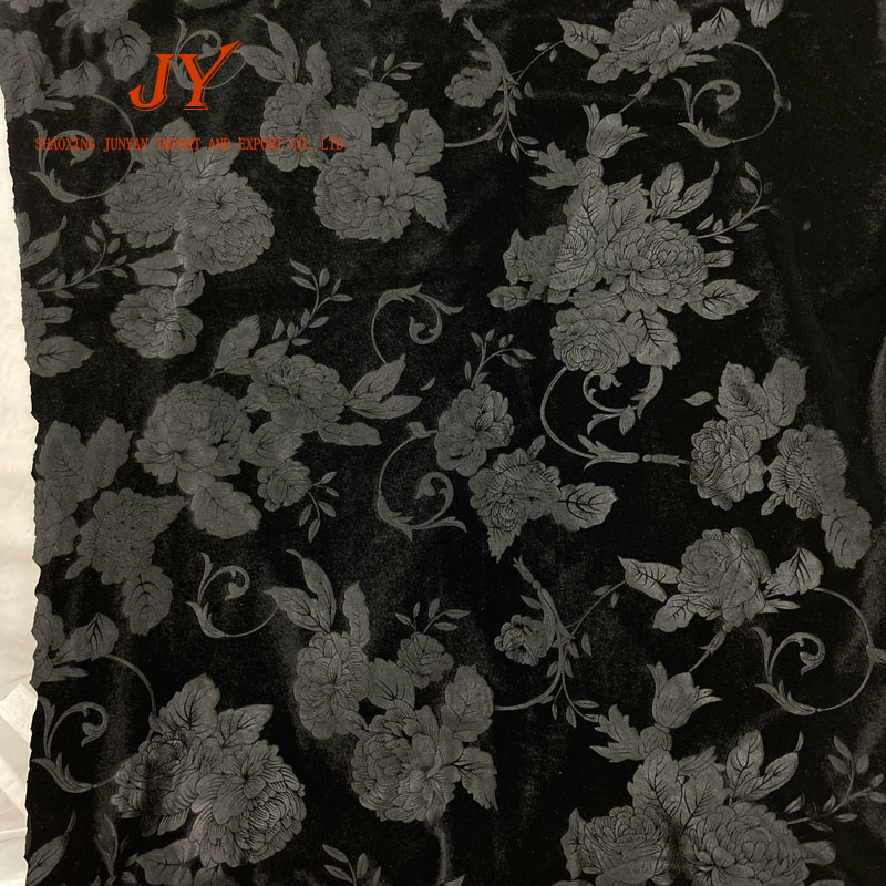 Дешевая заводская цена, полиэфирная тисненая бархатная ткань по разумной цене