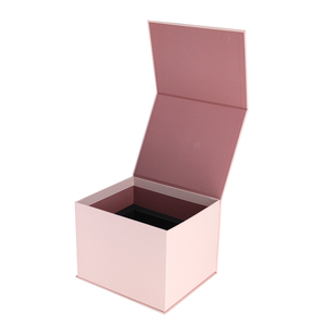 Cajas de Embalaje para Gorras de Béisbol, Cuadradas, Rosadas, Magnéticas, Rígidas, de Papel, Personalizadas al por Mayor, Cajas de Envío para Gorras Deportivas, Materiales Reciclados - Product Image 1