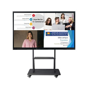 Pizarra Interactiva Inteligente ZDHQ de 75/86/98 Pulgadas, 4K LED, Inalámbrica, con Pantalla Compartida, Táctil de 20 Puntos, <span class=keywords><strong>Computadora</strong></span> Modular OPS para Oficina - Product Image 3
