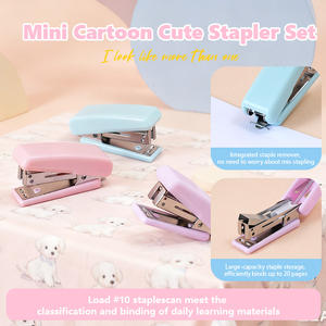 Juego de Papelería Metálico de 6 Piezas con Diseño de Perro Adorable (24 Piezas/Caja), Artículos Escolares con Temática de Dibujos Animados, Incluye <span class=keywords><strong>Grapadora</strong></span> Resistente y Cinta Adhesiva - Product Image 5