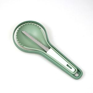 Custom Wholesale 3-in-1 Melon Separator <b>Pumpkin</b> Carver <b>Kit</b> Fruit Flesh Extractor <b>Carving</b> Tool Halloween - Product Image 5