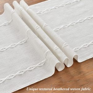 <span class=keywords><strong>Camino</strong></span> <span class=keywords><strong>de</strong></span> <span class=keywords><strong>Mesa</strong></span> Estilo Macramé Boho, Caminos <span class=keywords><strong>de</strong></span> <span class=keywords><strong>Mesa</strong></span> <span class=keywords><strong>de</strong></span> 72 Pulgadas <span class=keywords><strong>de</strong></span> Largo, Decoración Tejida para el Hogar Estilo Rústico, 12x72 Pulgadas - Product Image 4