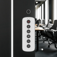 Control Remoto de Aleación de Aluminio para TV con Voz Bluetooth, Control de Volumen de Audio con Funciones Completas, 6 Teclas, Multiprotocolo, Uso Universal, con Código Fijo