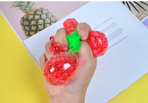 Wholesale Kawaii <b>Squeeze</b> TPR Customized Fruit Strawberry Squishy Toys Stress Relief Squishy Fidget <b>Ball</b> <b>Squeeze</b> Fruit Toys - Product Image 6