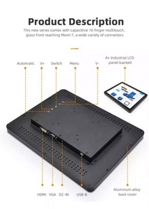 Mini PC Industrial sin Ventilador 2023, Panel PC Industrial Táctil Todo en Uno - Product Image 5