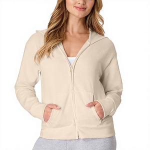 <span class=keywords><strong>Sweat</strong></span>-shirt à capuche pour <span class=keywords><strong>femme</strong></span> EcoSmart, entièrement <span class=keywords><strong>zippé</strong></span>, en polyester/coton uni - Product Image 1