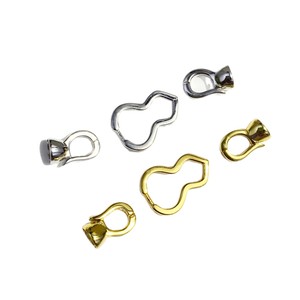 Collier chaîne en argent S925 fait main, motif gourde, à un seul rang, avec perle, boucle de perles DIY, accessoire de mode - Product Image 5