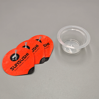 Gobelet à sauce soja jetable de 40 ml avec couvercle personnalisé