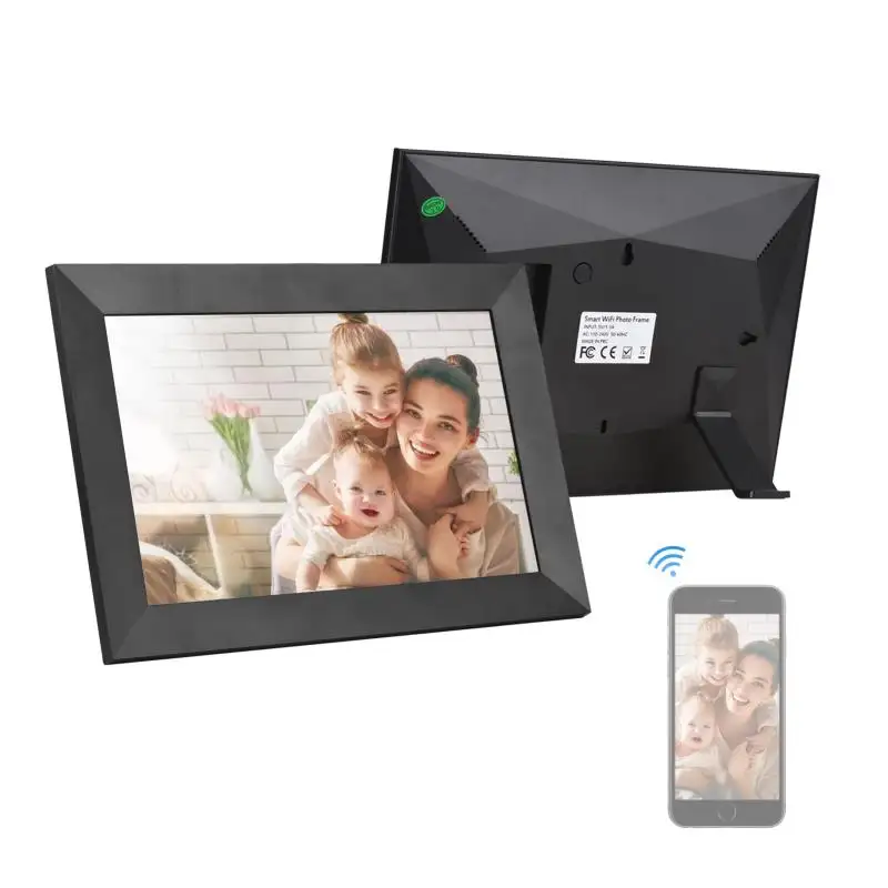 2021 hot sale 10.1 inch WiFi Electronic Digital Picture Frame, IPS Touch Screen Smart Digital Photo Frame