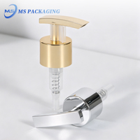 Pompe à lotion MS Luxury 28/410 Glod avec clip en plastique