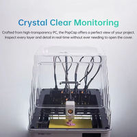 BIQU PopCap – couvercle supérieur transparent pour imprimante 3D Snapmaker U1, boîtier de protection isolé, anti-poussière et transparent
